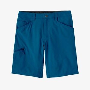 Patagonia blue hiking shorts